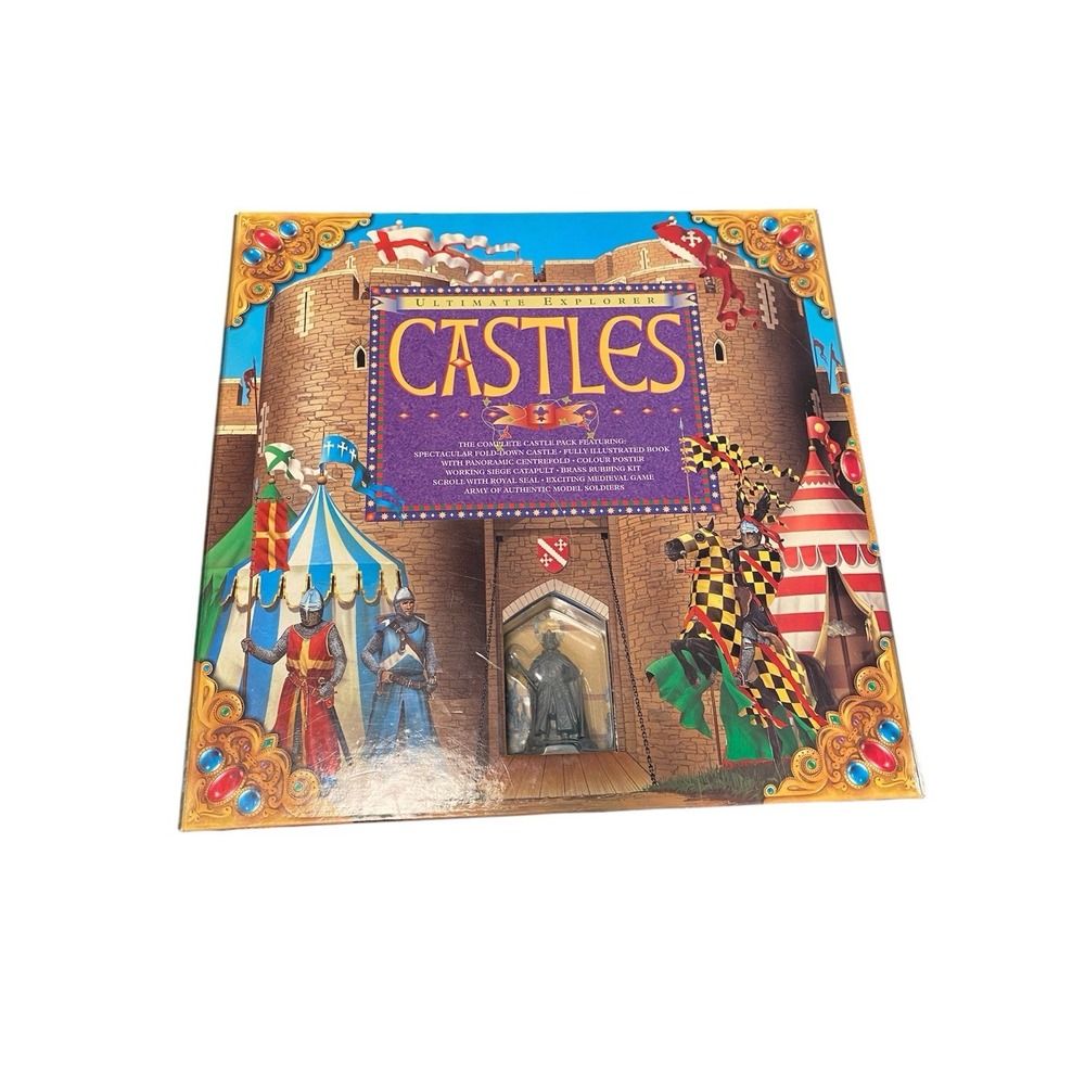 Ultimate Explorer Castles‎ 3D Book Interactive Game Model Soldiers, Poster NEW
